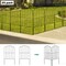 25pcs Decorative Garden Fence Flower Edging for Landscape Patio Yard Border Fence